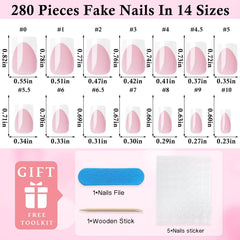 LoveOurHome pink-base nude-tip nails for an elegant day-to-night look