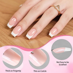LoveOurHome glue tube included for secure, simple nail application.