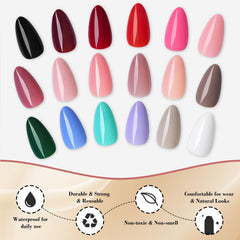 LoveOurHome Halloween almond nails for festive looks.