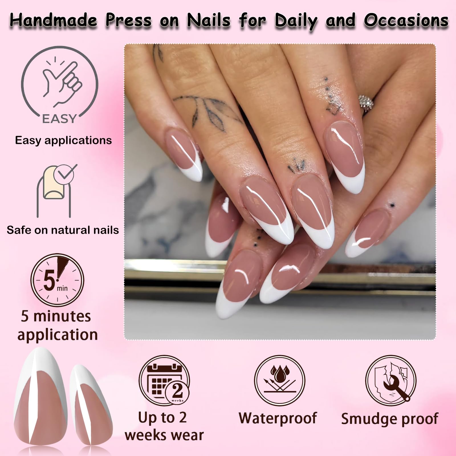 LoveOurHome jelly adhesive tabs pack for easy press on nails