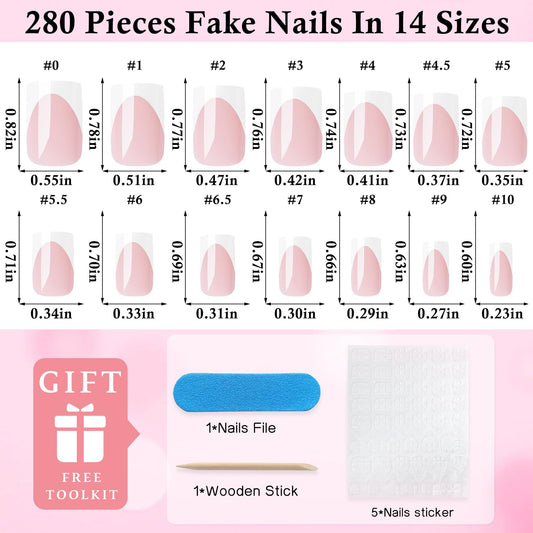 LoveOurHome medium square nails ready for daily wear and quick style updates.
