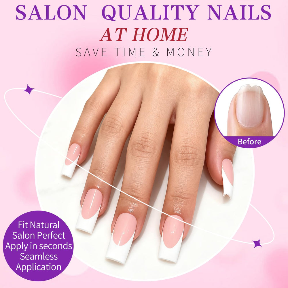 LoveOurHome nail file included to perfect edges for a neat fit.