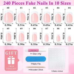 LoveOurHome nude-base squoval nails in short length for a modern, clean look.
