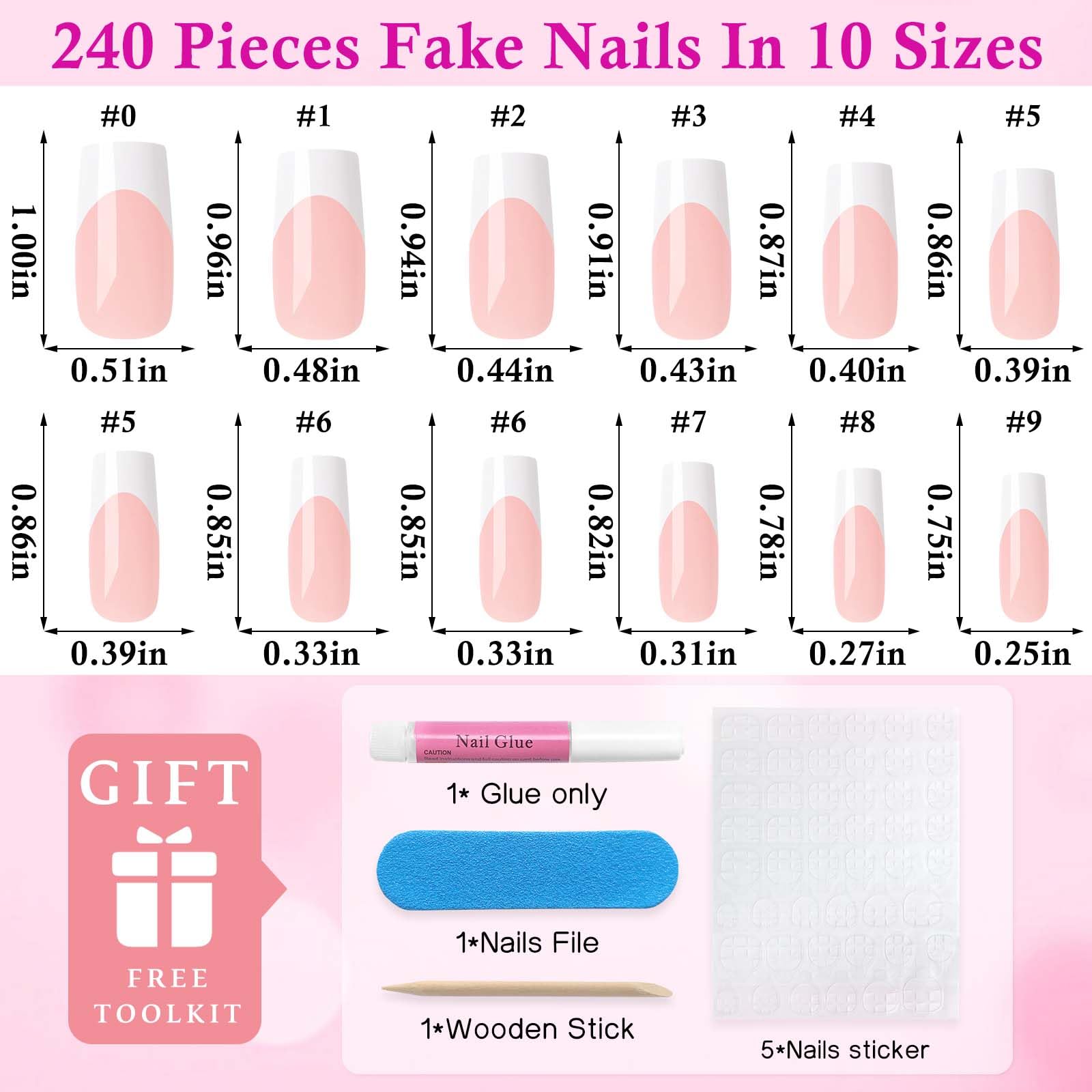 LoveOurHome nude base square press-on nails for a versatile, natural-looking finish.