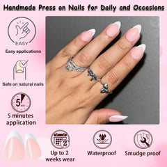 LoveOurHome 12 sizes for a snug fit on various nail shapes