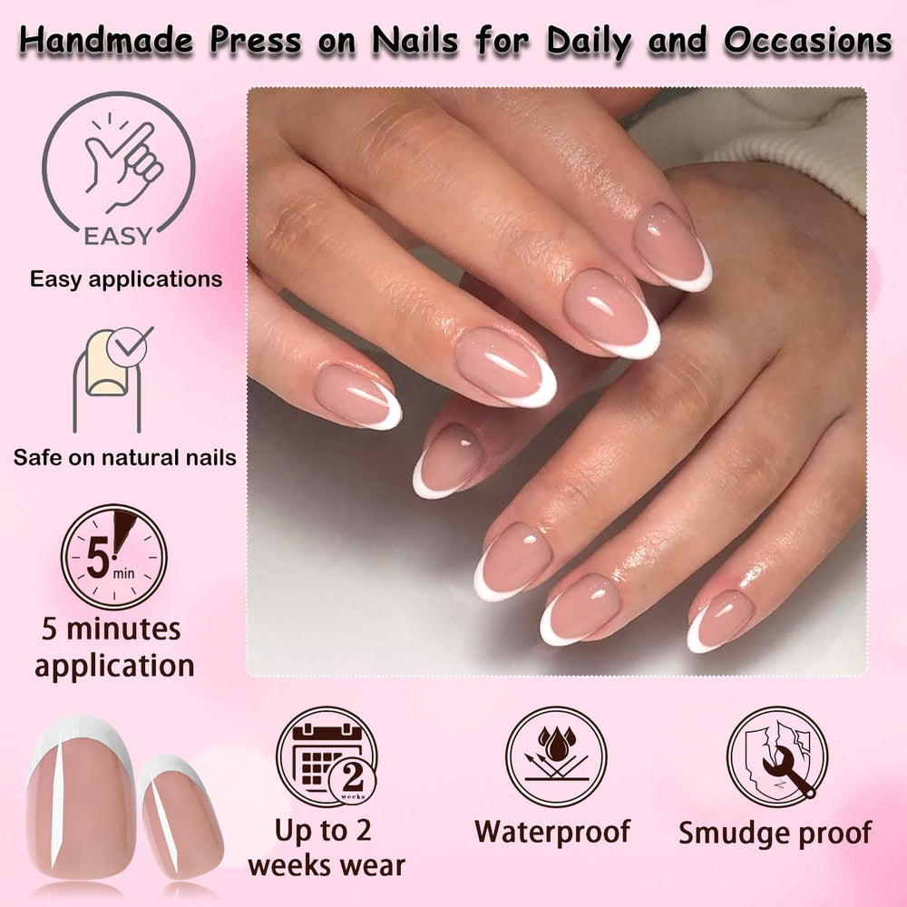 LoveOurHome short oval nails demonstrating lightweight comfort for busy days.