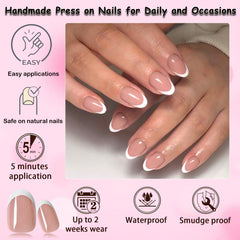 LoveOurHome short oval nails demonstrating lightweight comfort for busy days.