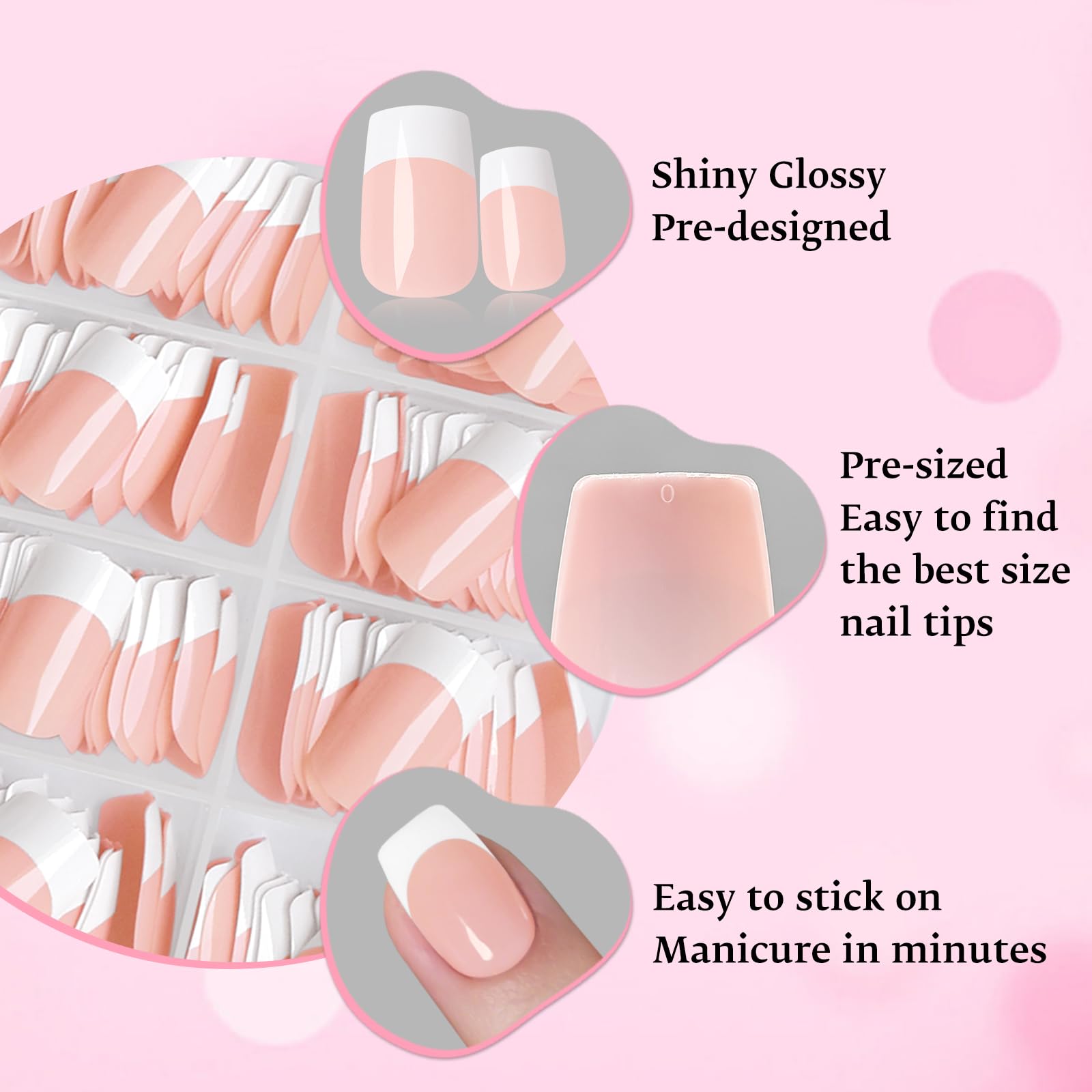 LoveOurHome twelve-sizes kit ensures snug nail fit.
