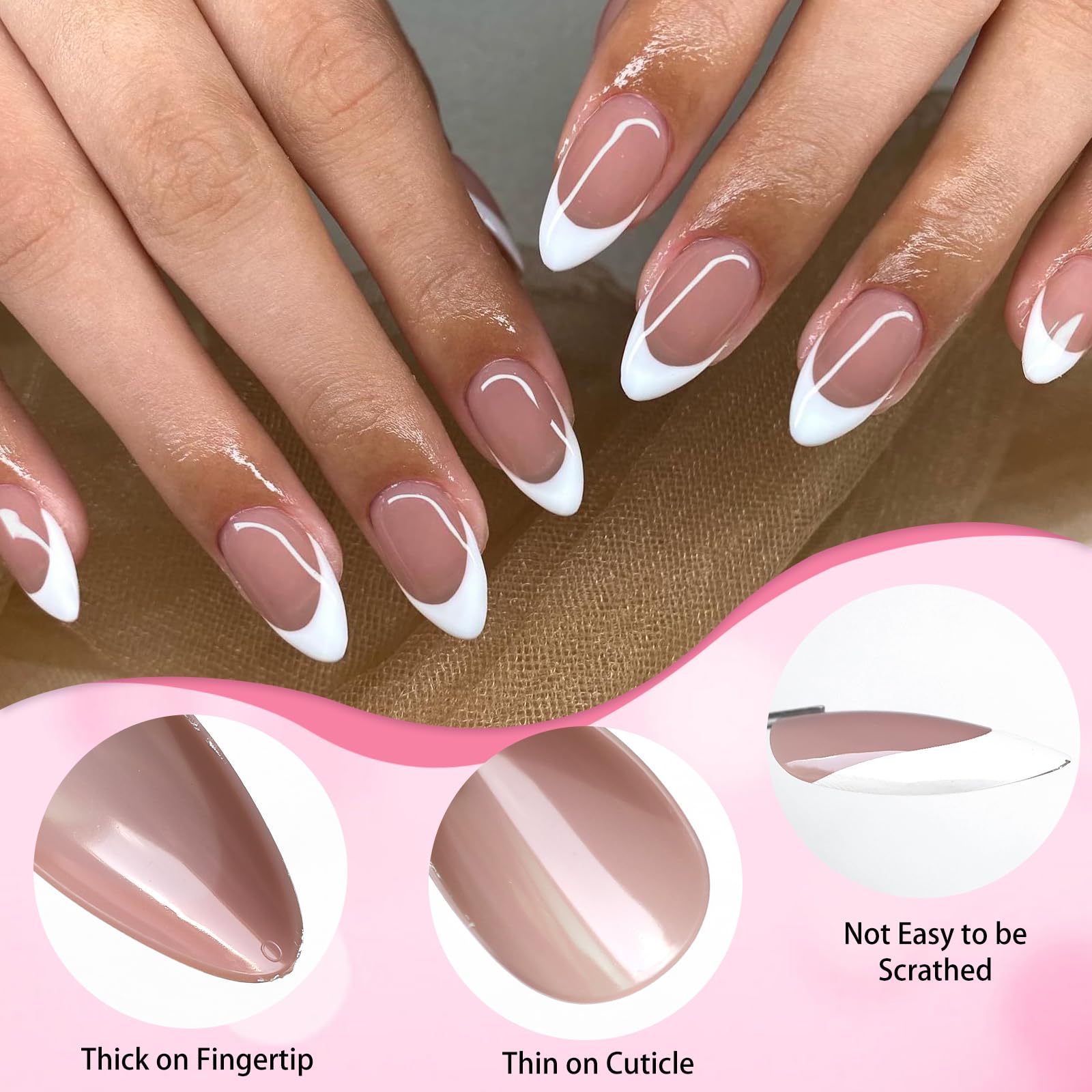 LoveOurHome nails in twelve sizes for a snug, comfortable fit