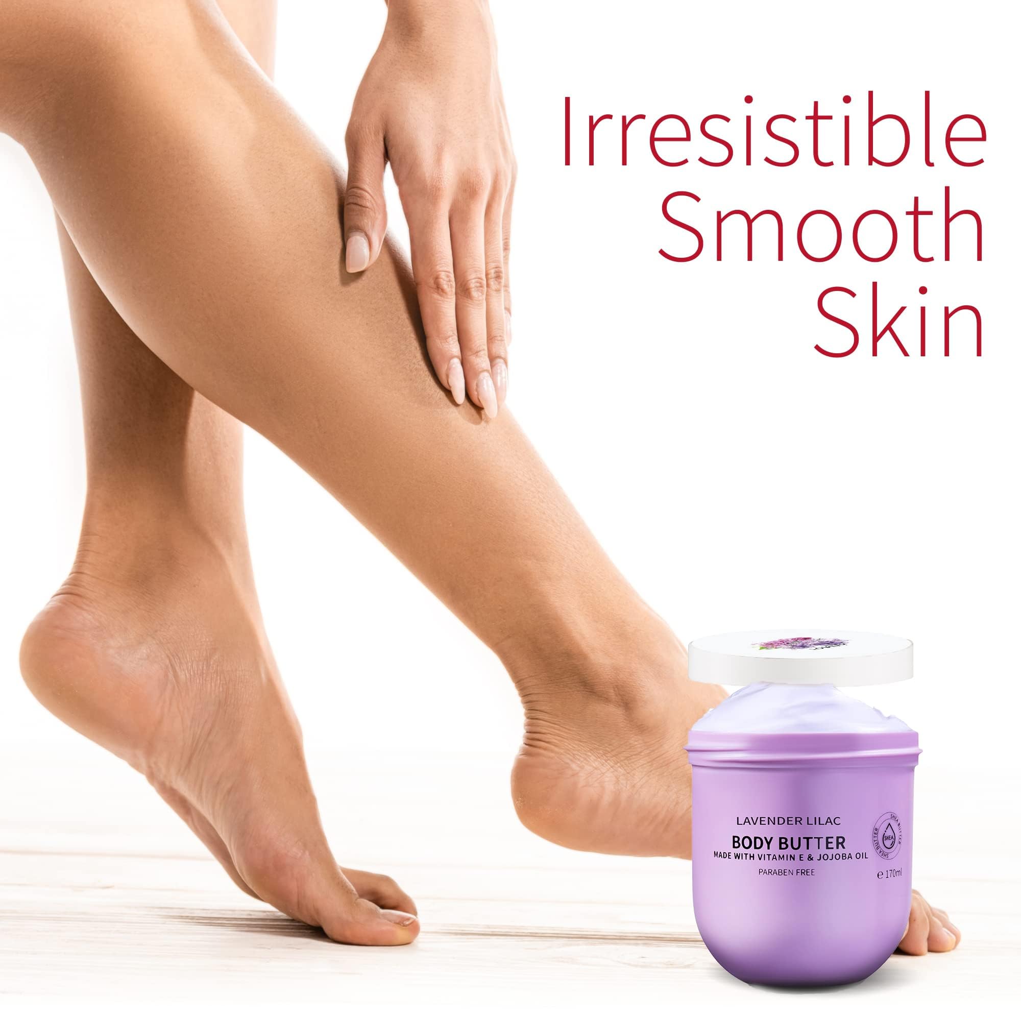 Lovery Non-greasy, fast-absorbing body butter leaves skin smooth