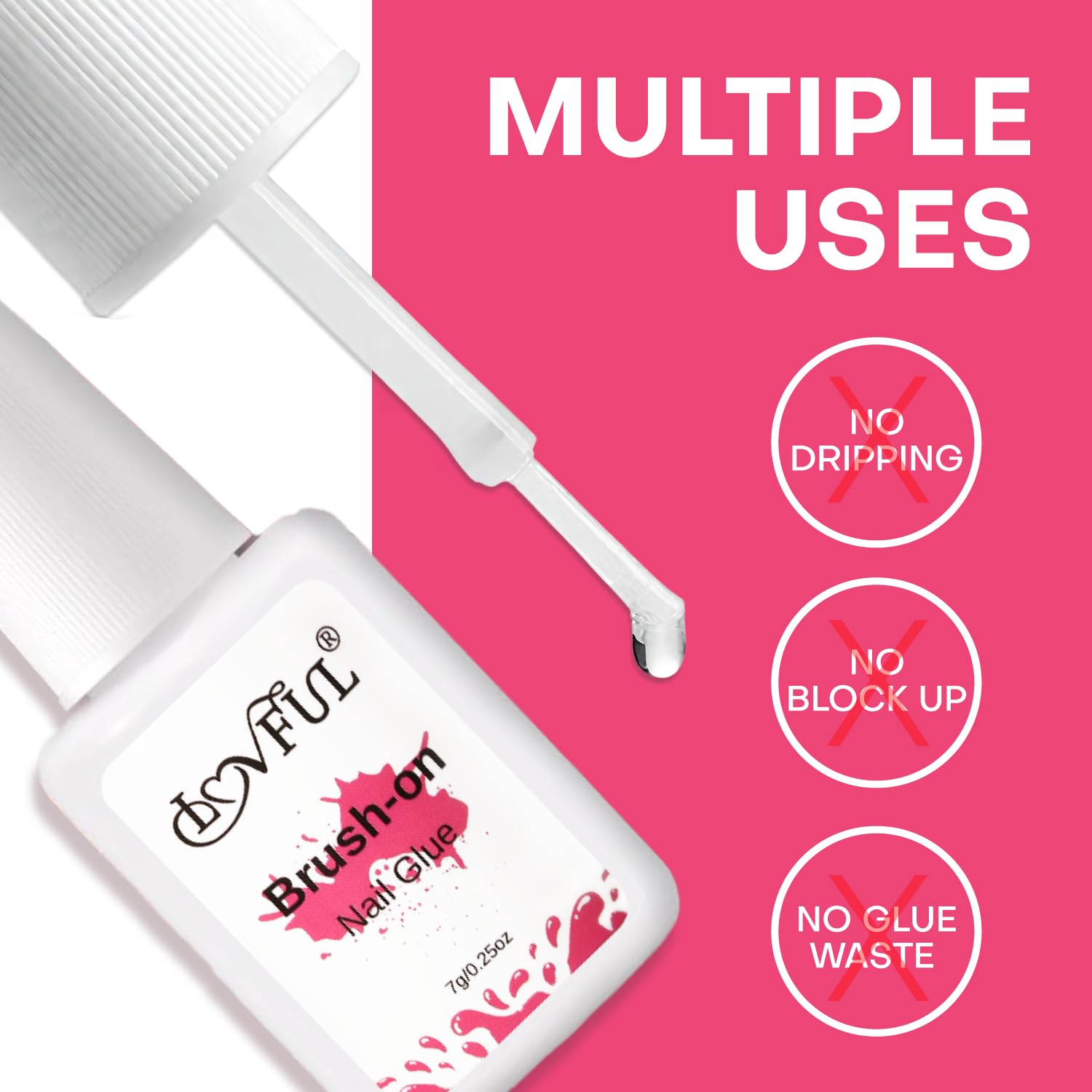 Lovful 7g bottle supports multiple uses without waste.