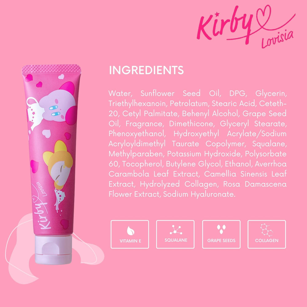 Lovisia Kirby hand cream box and branding on packaging
