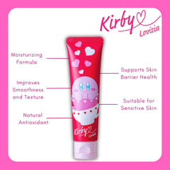 Lovisia Kirby hand cream packaging box with gift-ready pink design