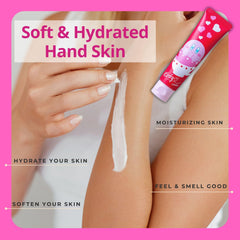 Lovisia Kirby hand cream tube cap close-up for portable moisture