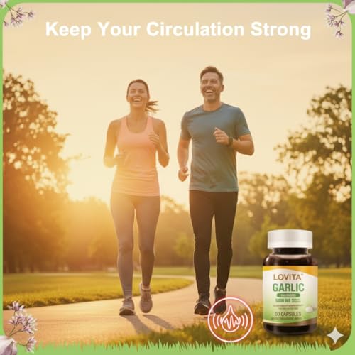 One capsule per day serving guideline for LOVITA garlic supplement