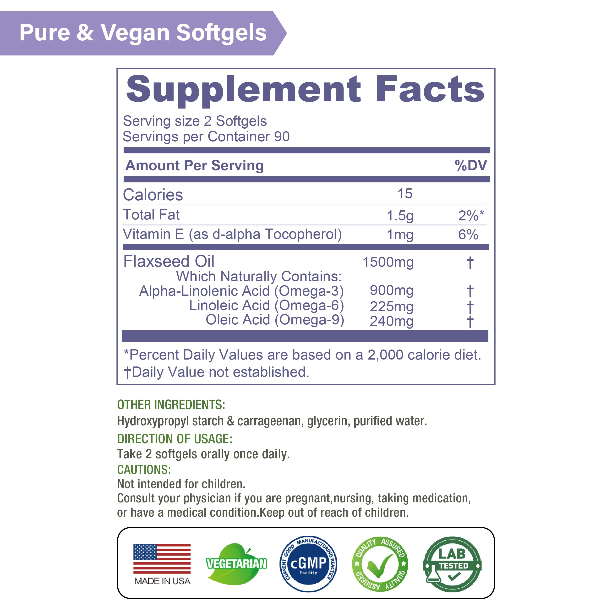 Odorless softgels inside the bottle