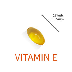 Vegan-friendly Vitamin E softgels without gelatin