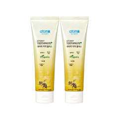 Front view of Low Fluoride Toothpaste with Propolis Extract 200g 2-pack