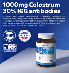 Low-heat processed colostrum for maximum potency