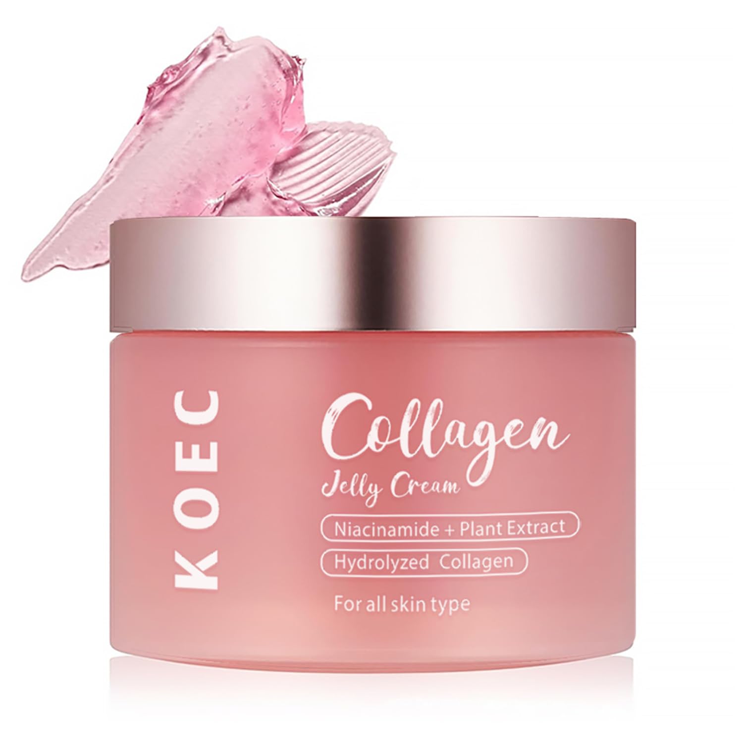 Night routine with LOYOTICE Collagen Jelly Cream for smoother texture.