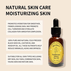 LOYOTICE Frankincense Resin Oil label close-up highlighting organic blend