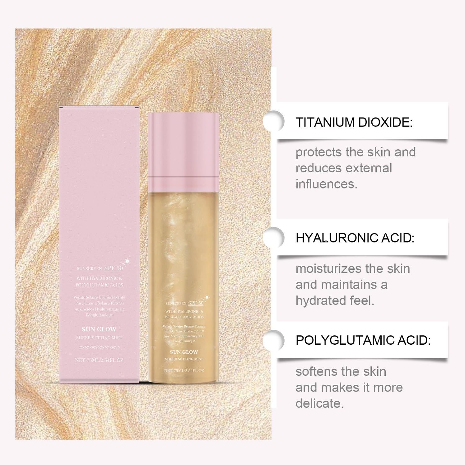 LOYOTICE Sunglaze reef-safe label denotes marine-friendly sun protection.