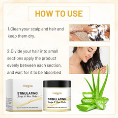 LSROUMEL balm on hair adds shine and softness.