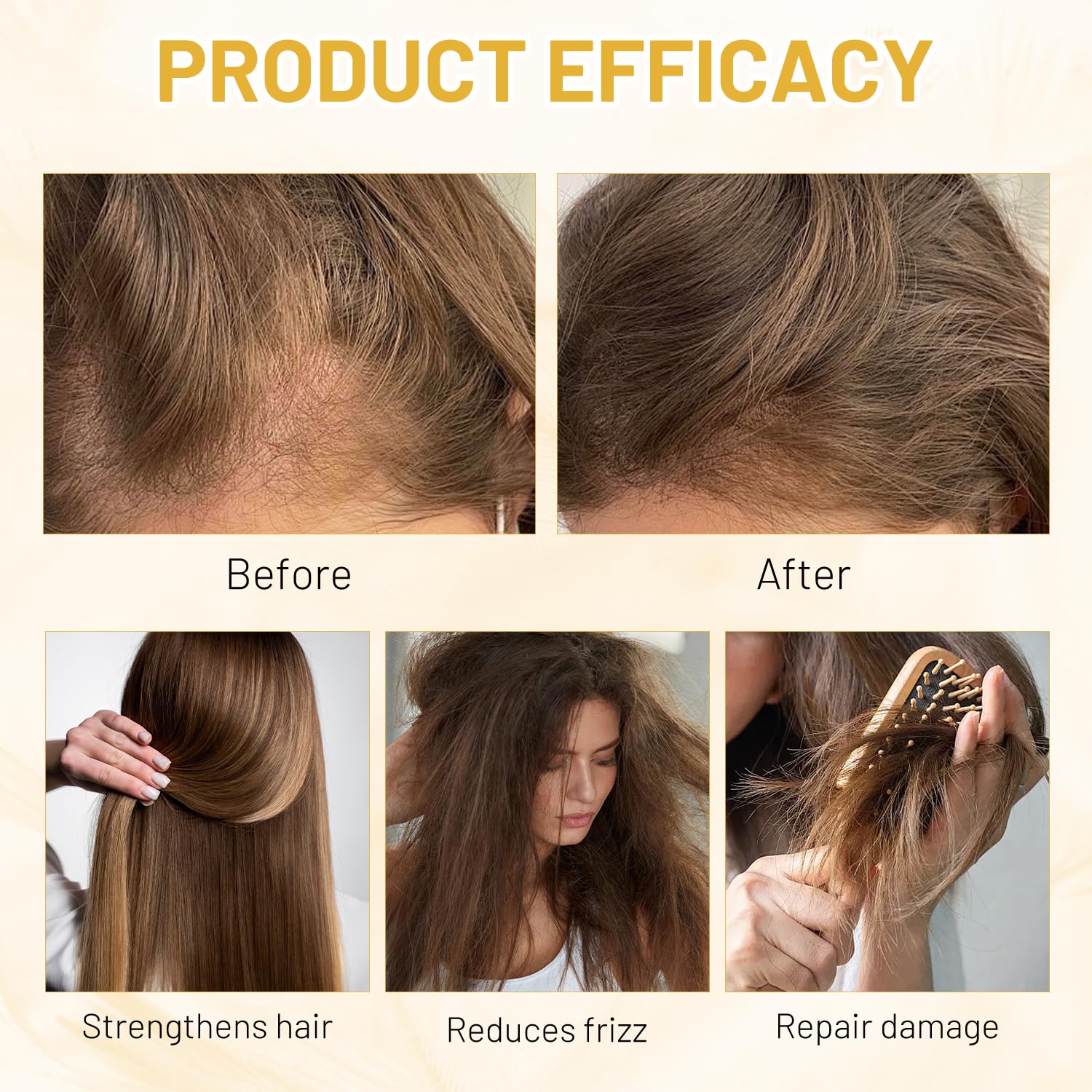 LSROUMEL natural formula promotes vitality of hair.