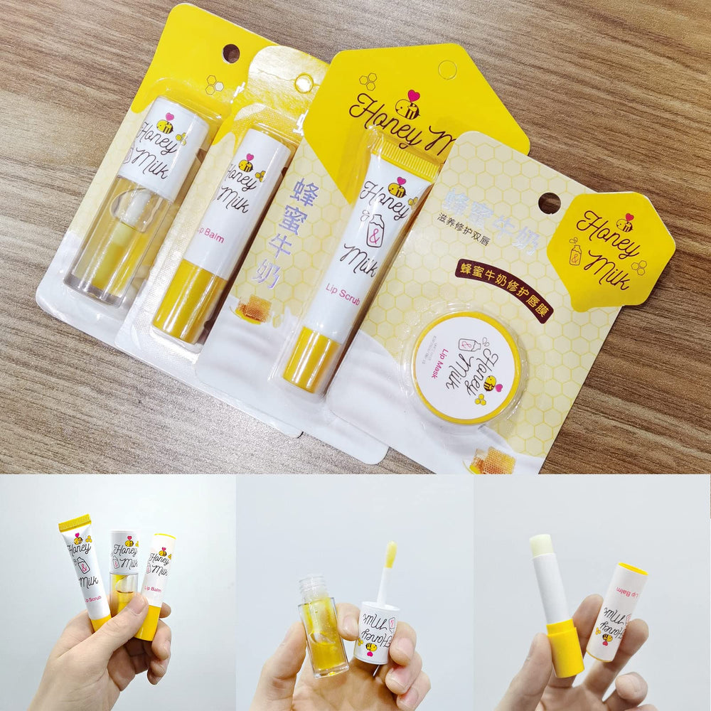 LSxia lip care results with a glossy finish after use
