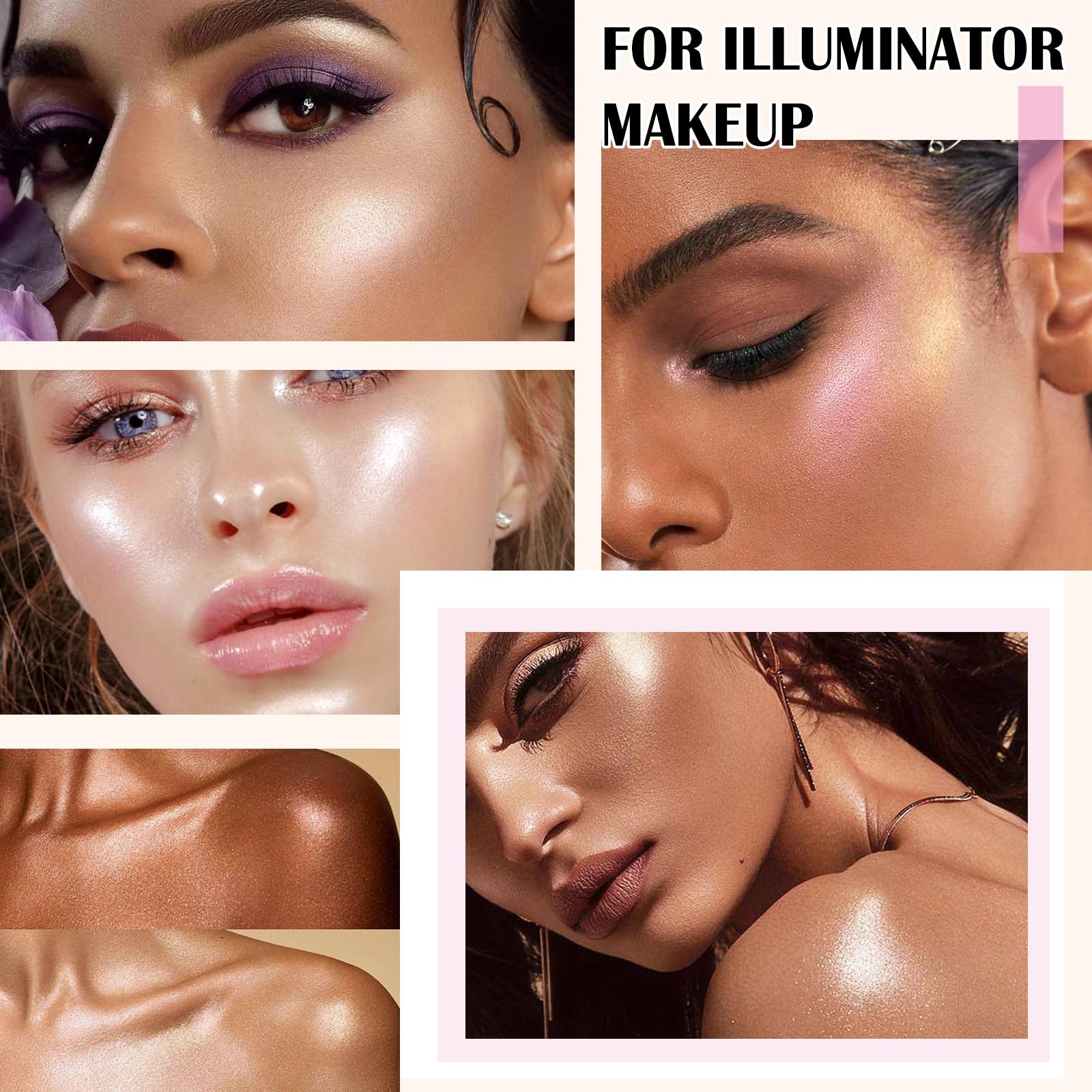LSxia Soft texture makeup powder blends easily for seamless coverage.