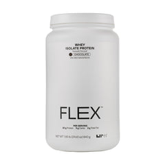LTH Flex Whey Protein Isolate Chocolate flavor - 30 servings - front label