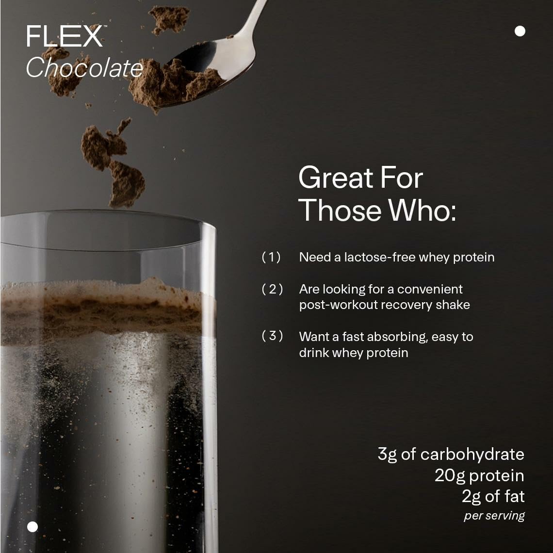 Lactose-free whey isolate nutrition and allergen information