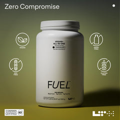 Prepared smoothie with LTH Fuel Vegan & All-in-One
