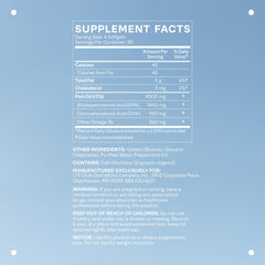 Close-up of LTH Glow Omega-3 capsules