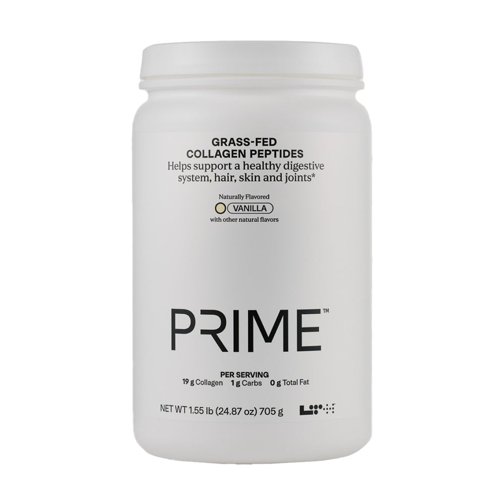 Product image: LTH Prime Collagen Peptides bottle with vanilla flavor