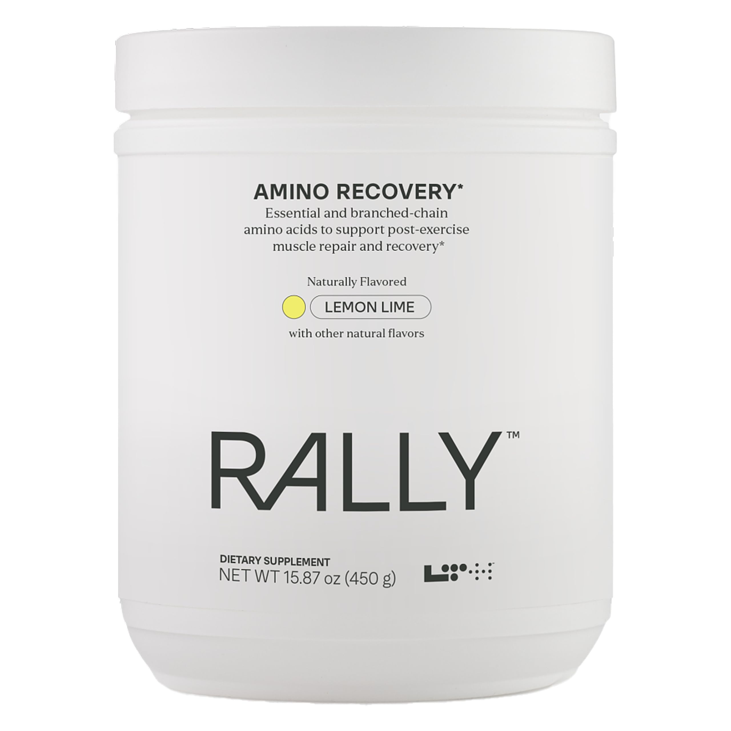 LTH Rally Amino Recovery Lemon Lime bottle, 30 servings