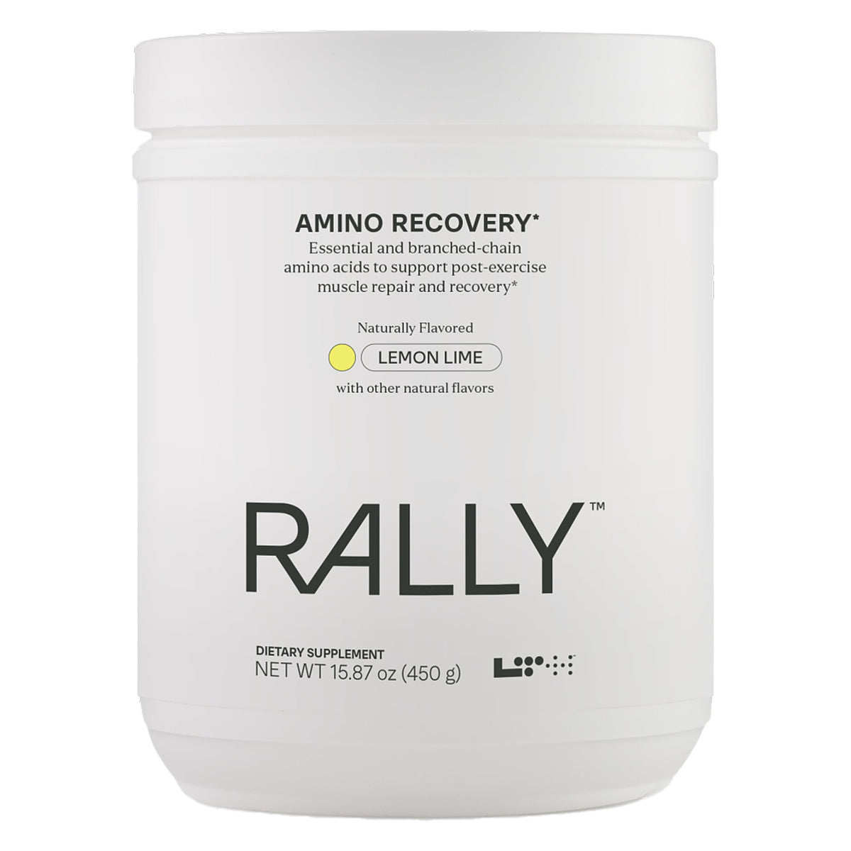 LTH Rally Amino Recovery Lemon Lime bottle, 30 servings