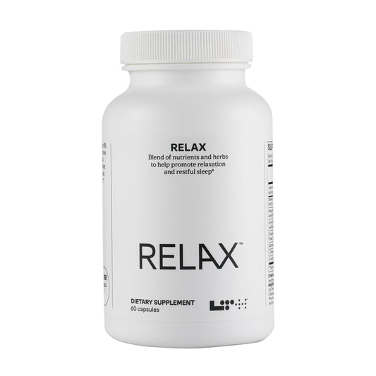 LTH Relax bottle label
