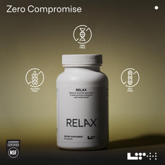 Front view of LTH Relax packaging