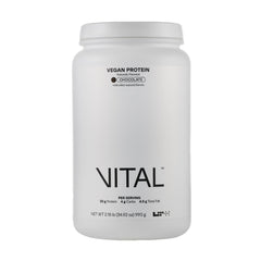 Hero shot of LTH Vital Vegan Protein Chocolate 30 servings