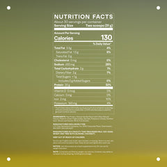 Graphic of ingredients and pea protein isolate origin