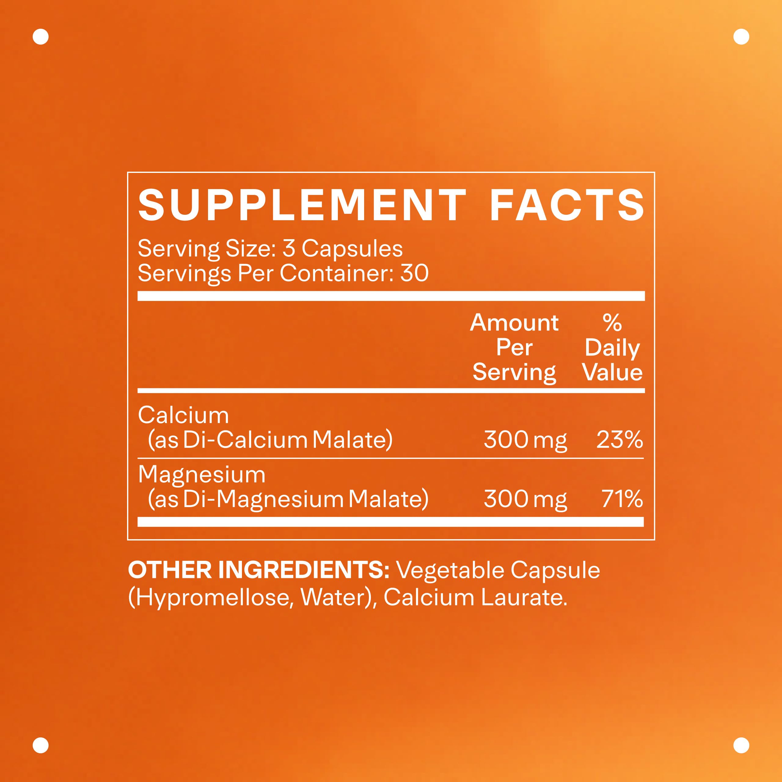 Close-up of Calcium & Magnesium capsules