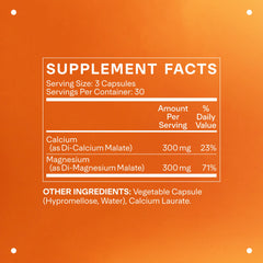 Close-up of Calcium & Magnesium capsules