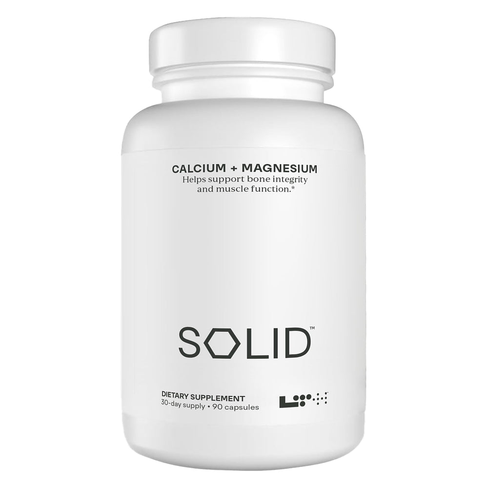 Label for LTH Solid Calcium & Magnesium bottle