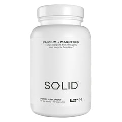 Label for LTH Solid Calcium & Magnesium bottle