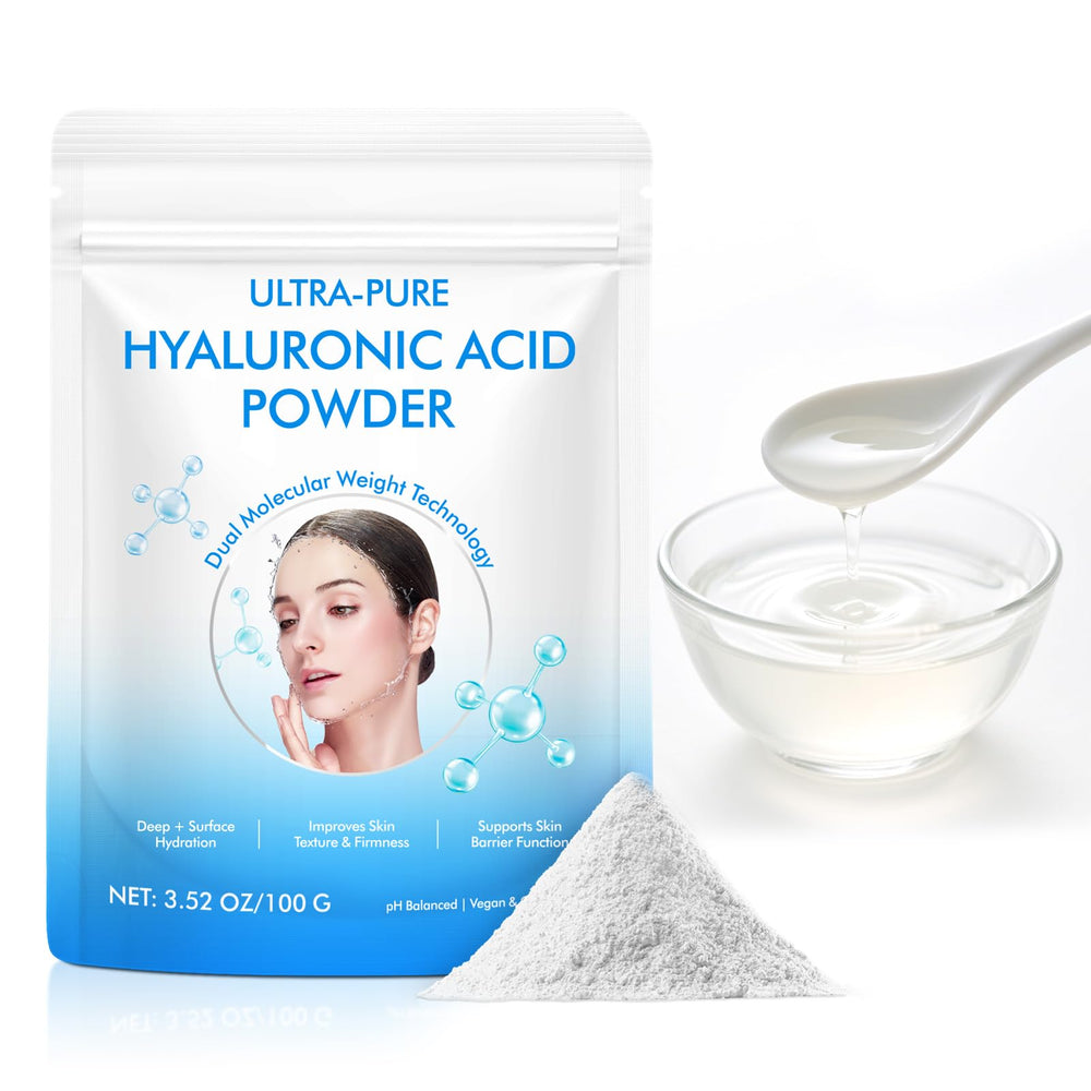 LTQXGT Hyaluronic Acid Powder dissolving in water for DIY serums