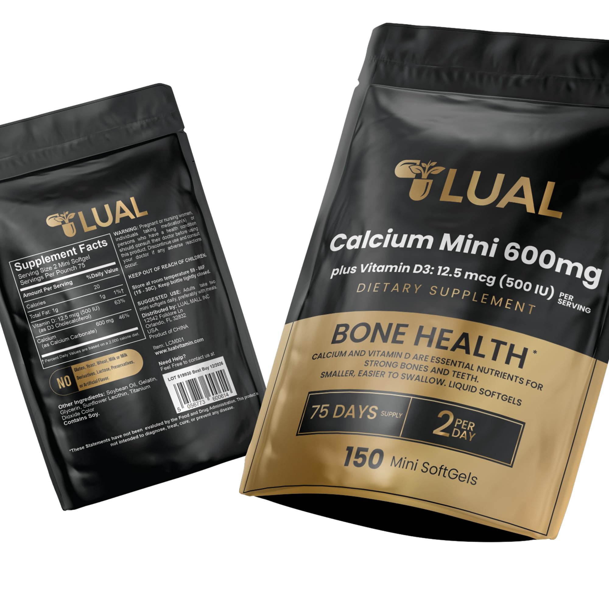 Quality and purity seal on supplement bottle