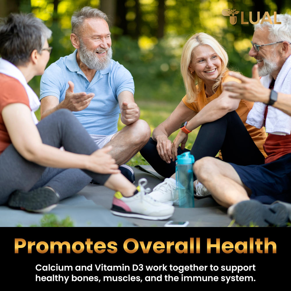 Bottle label highlighting ingredients and Vitamin D3