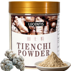 LUCENTIS Tienchi Ginseng Powder bottle and label