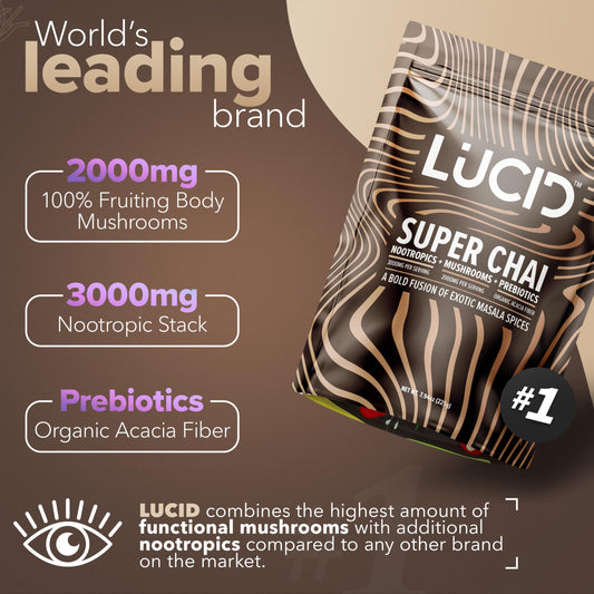 Cordyceps mushroom in Lucid Superfoods Chai